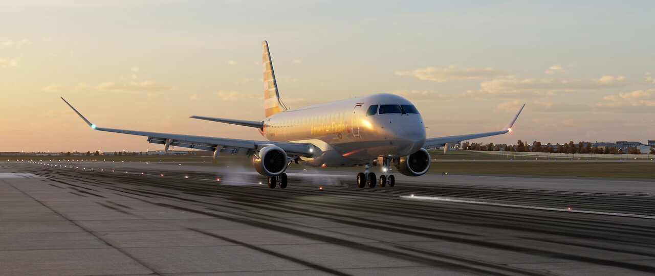 Embraer 175 Landing