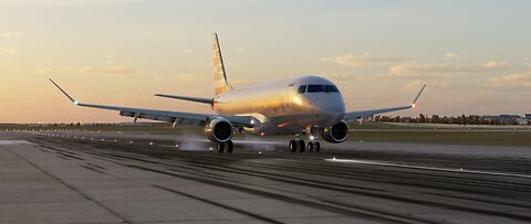Embraer 175 Landing