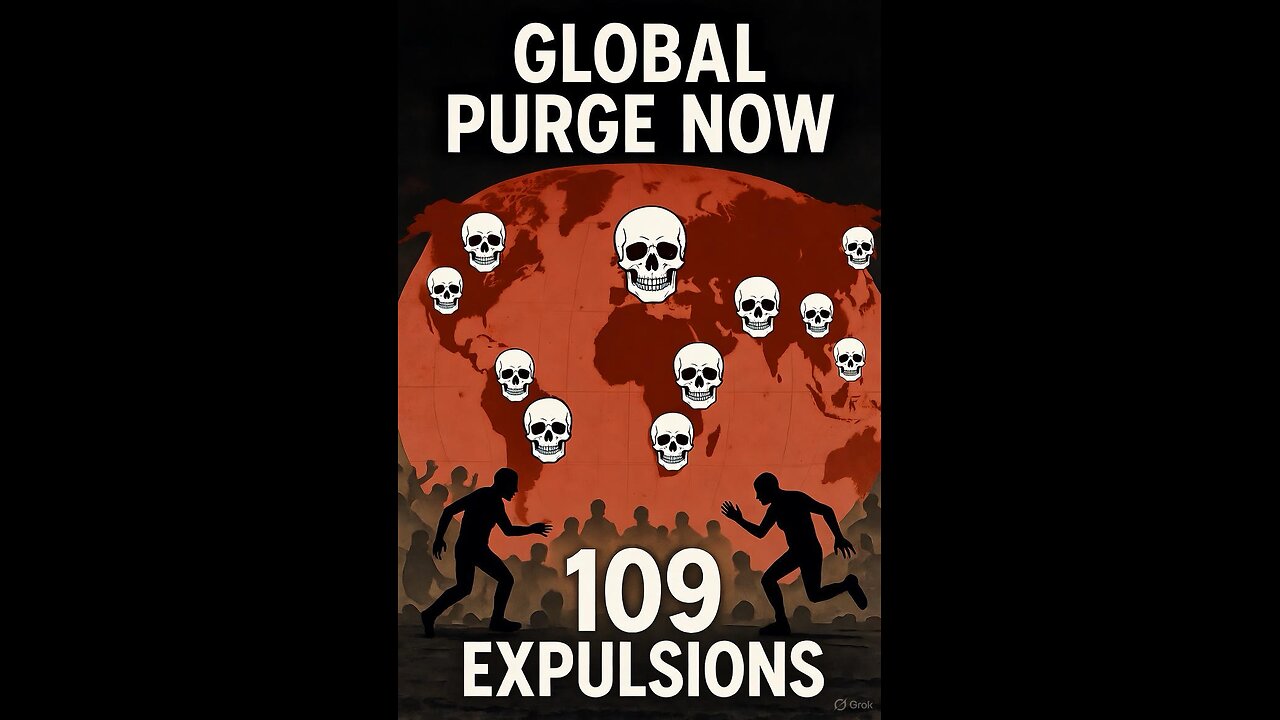 Global Purge of Zionist Parasites: 109 Expulsions from First to Last – More to Come Hopefully