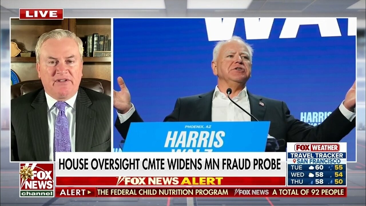 Rep James Comer: The Walls Are Caving In On Tim Walz