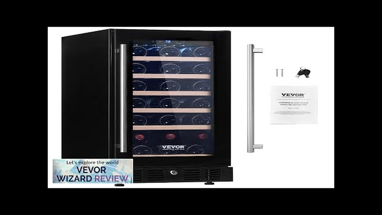 VEVOR Wine Cooler 30 Bottles Capacity Under Counter Built-in or Freestanding Wine Review