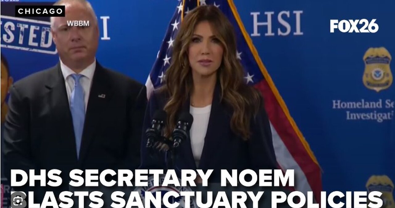 Noem Sounds the Alarm on Cartel Hit List Targeting ICE Agents Unprecedented’ Threat
