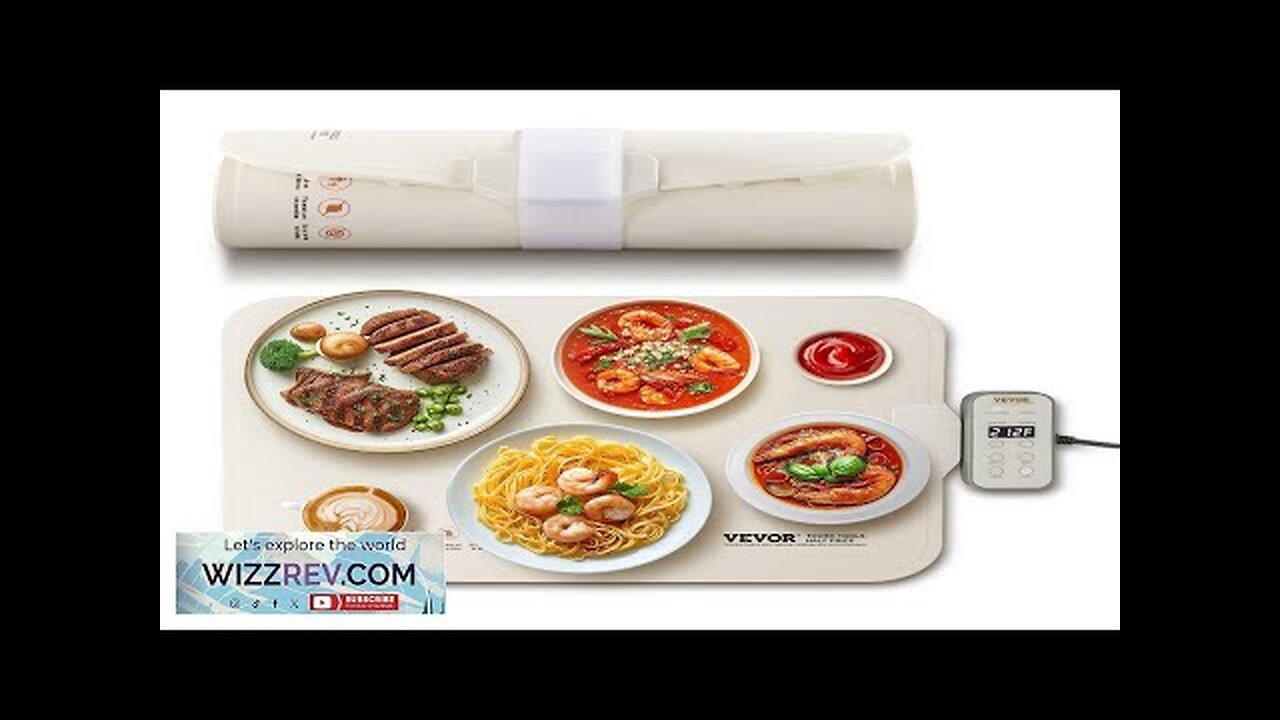 VEVOR Electric Warming Tray Rollable Food Warming Mat w/ Temp Control Review