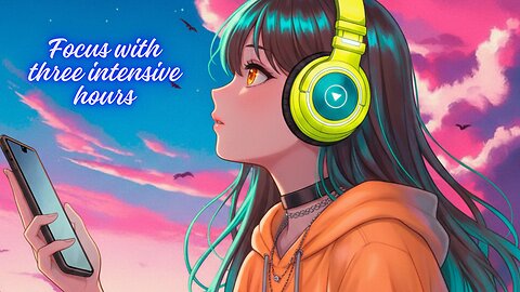 Study with lofi 3hours study/sleep