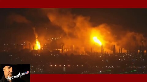 BREAKING NEWS:📣 A Large Fire seen in the Los Angeles area, might be a Chevron Plant.