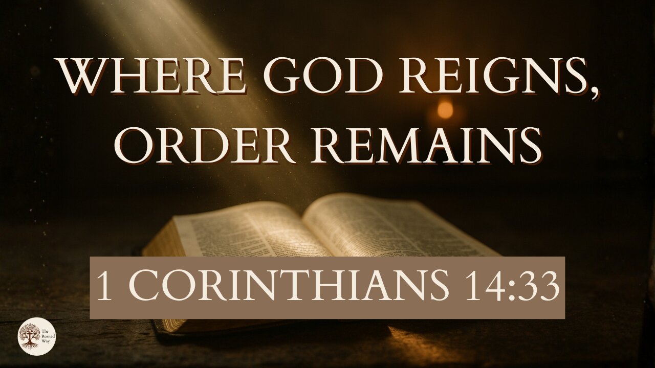 Where God Reigns, Order Remains | 1 Corinthians 14:33