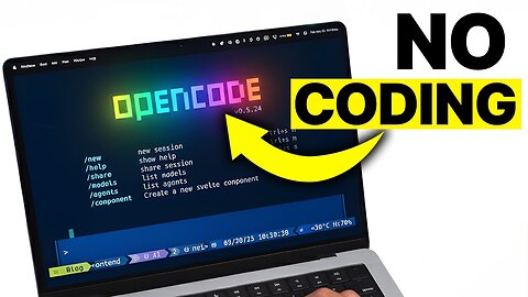 Opencode: Build ANYTHING! 🤯