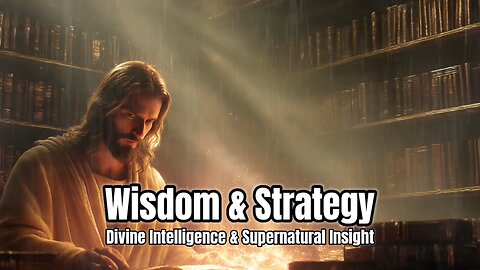 Wisdom & Divine Strategy Declaration | Supernatural Insight | 8-Minute Prophetic Meditation #jesus