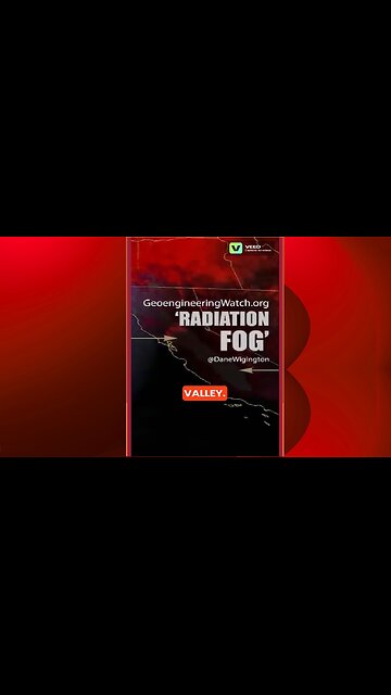 ⚠️ RADIATION FOG in California 🚨 TRY NOT TO BREATHE