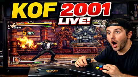 KOF 2001 - Neo Geo Arcade LIVE | Classic SNK Fighting Action