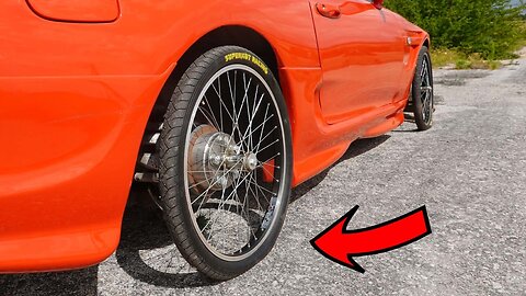 BICYCLE Wheels on a REAL Car – Will it work?.