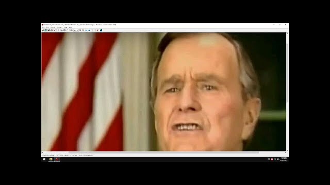 George Bush admits NWO (New World Order) led by UN (United Nations), cz. titulky