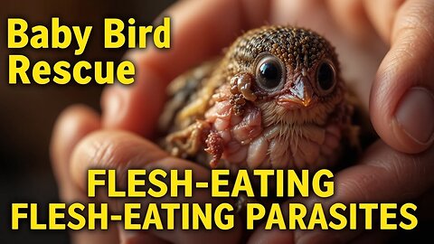 🐦🆘 Botfly Removal from Baby Birds – Parasite Rescue You Can’t Miss