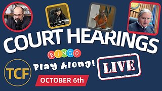 Live Court Hearings - Oct 6th - Judge Simpson, Boyd, Stevens, Middleton, McNally, West, and More