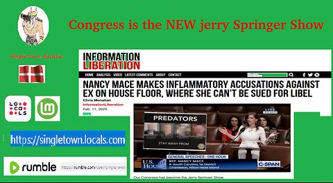 US Congress is the NEW Jerry Springer Show.....