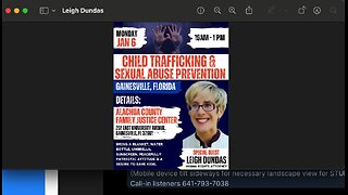 1.3.25 Patriot Streetfighter, URGENT!! Human Rights Attorney Leigh Dundas Blowing Whistle Landmark On Child Rape Case, Patriots NEEDED!