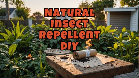 Natural Insect Repellent DIY