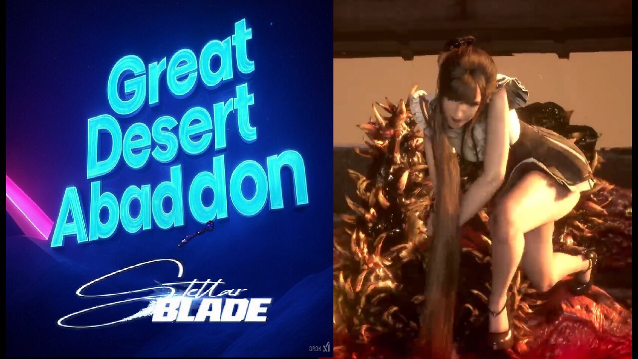 Great Desert Abaddon defeated in a sexy outfit | Stellar Blade