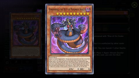 YuGiOh Masterduel - Reptile Alien Vennominaga Slifer RankUpCXYZ all in one deck and it works!
