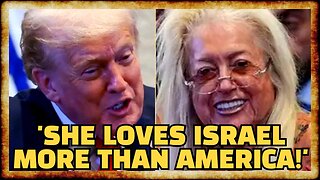 Trump Says Miriam Adelson LOVES ISRAEL MORE Than The U.S.