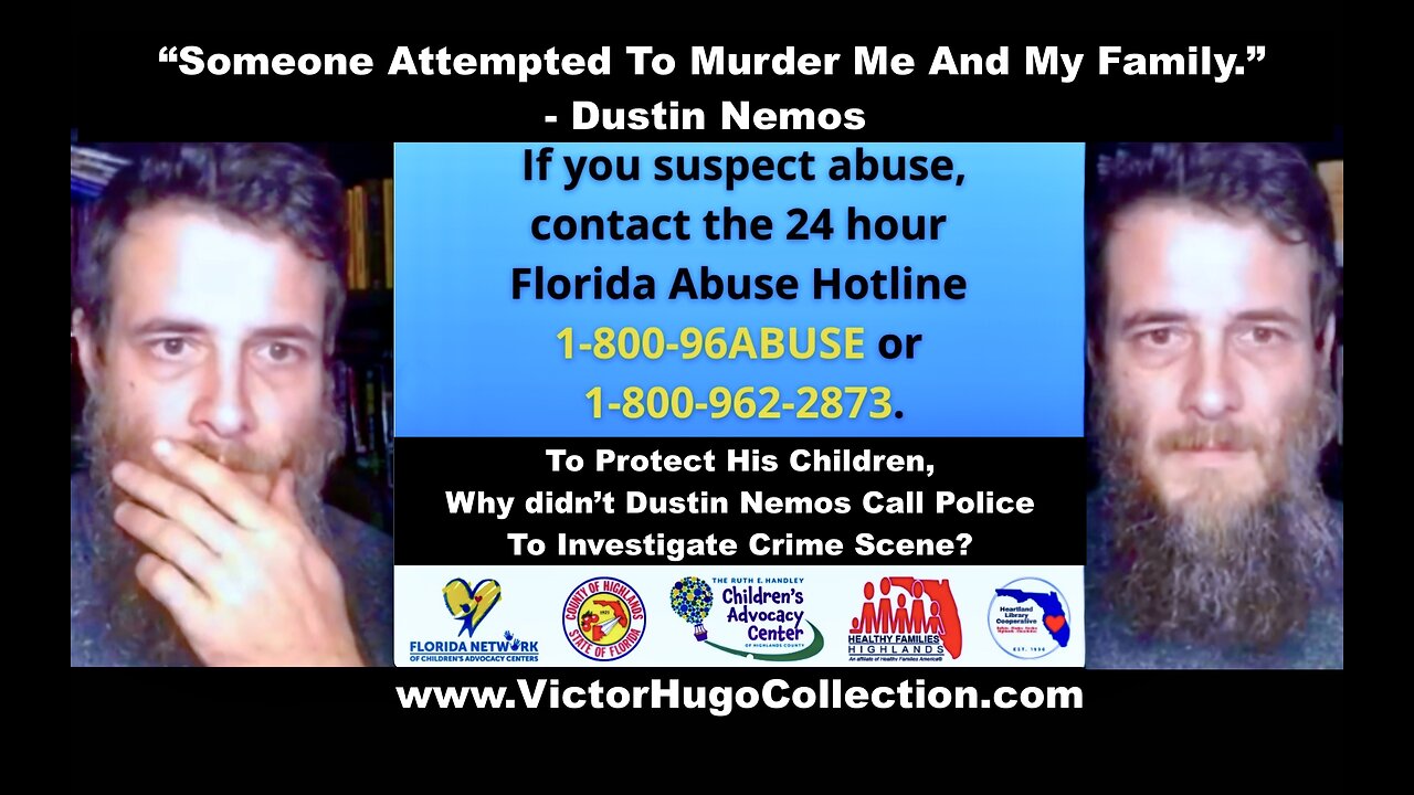 Dustin Nemos Says Someone Attempted To Murder Me And My Family Why Did He Not Call Cops Protect Kids
