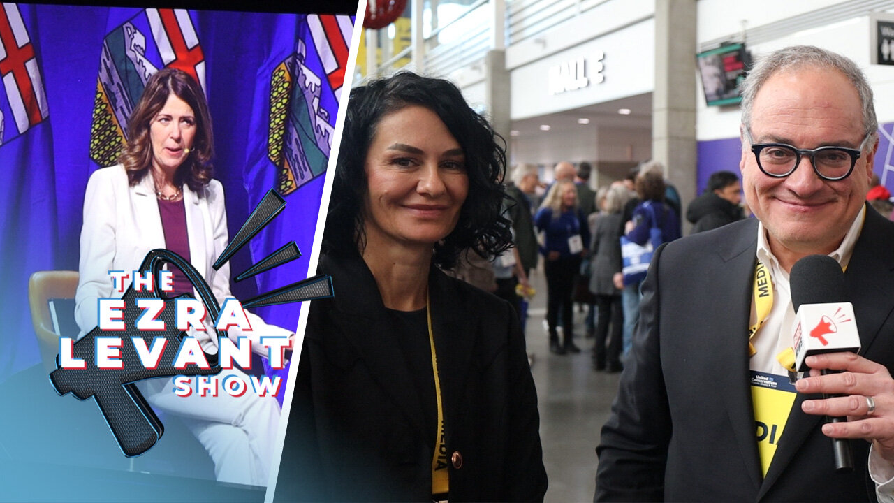 Danielle Smith's 'very interesting' speech & Rebel News' questions to the premier