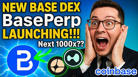 Coinbase BASE Launching First Own DEX BasePerp 🚀 Next Hyperliquid Aster Dex!! Why I BUY NOW!!