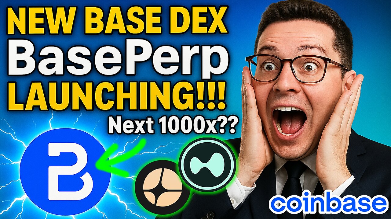 Coinbase BASE Launching First Own DEX BasePerp 🚀 Next Hyperliquid Aster Dex!! Why I BUY NOW!!