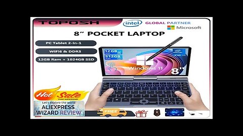 P8 Mini Pocket Laptop 8 Inch Touchscreen Intel 12th Gen N100 12GB Review