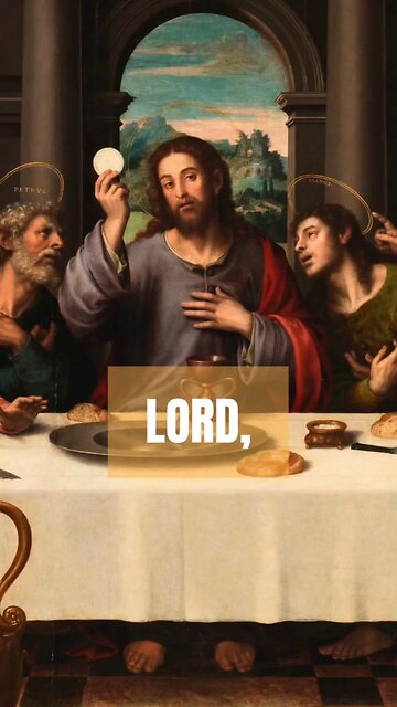 LORD JESUS I AM NOT WORTHY #TRUTH #JESUS #CHRIST #MARY #JOSEPH #IHS #BIBLE #TRINITY #CATHOLIC#CHRIST