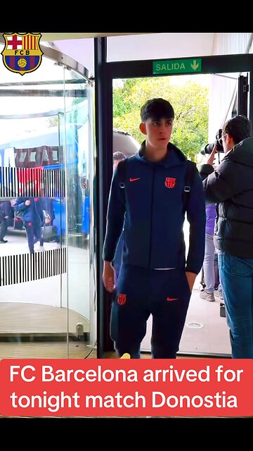 FC Barcelona in Donostia for tonight match against Real Sociedad #fbarcelona #football #spain #real