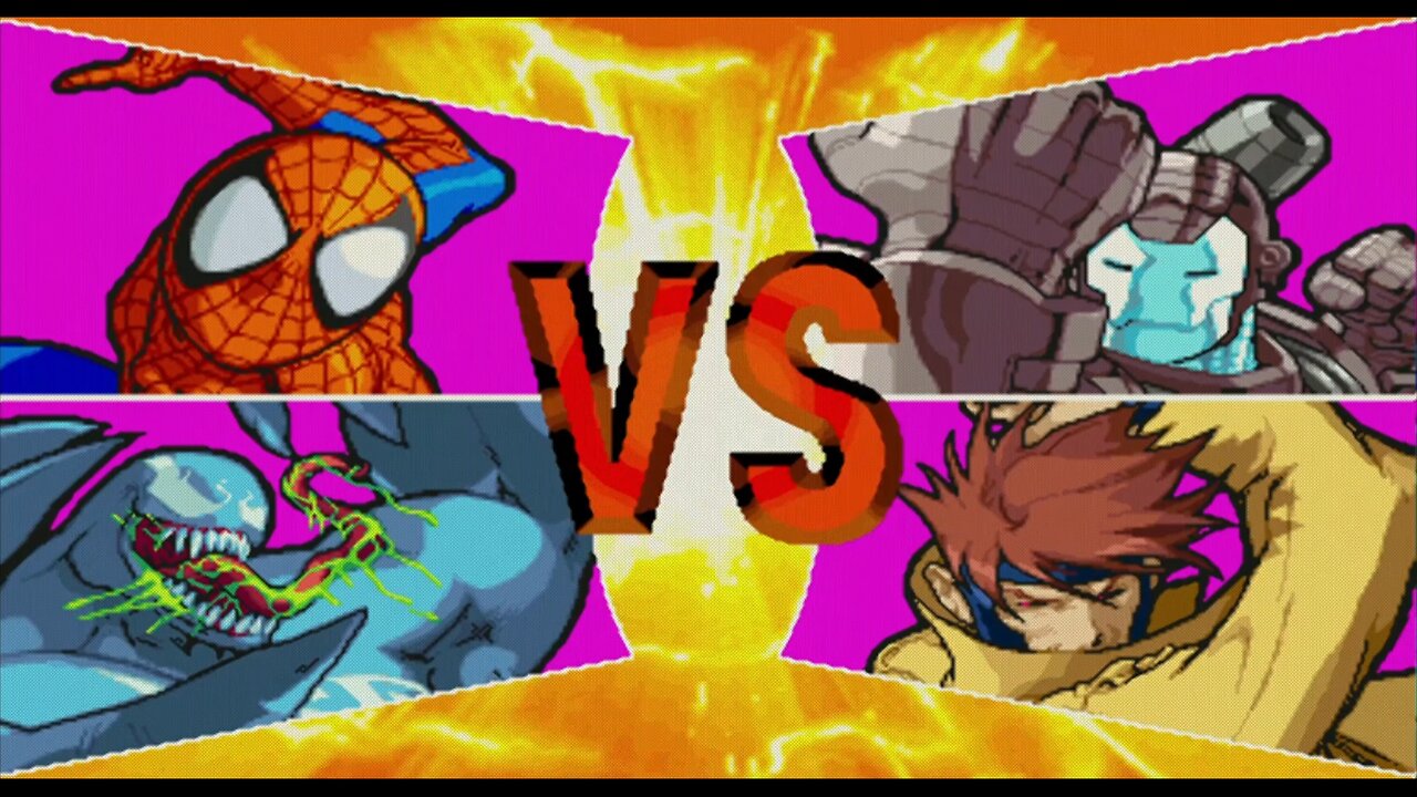 Spiderman + Venom vs Hulk + Wolverine