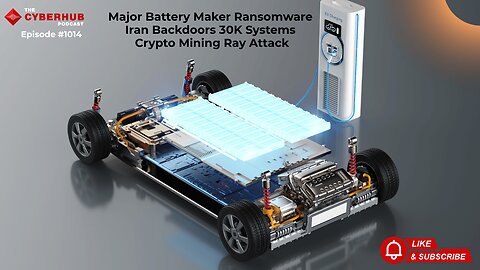 Major Battery Maker Ransomware, Iran Backdoors 30K Systems, Crypto Mining Ray Attack