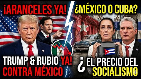 SHEINBAUM EN JAQUE! México insiste en REGALAR petróleo a CUBA pese a las AMENAZAS de TRUMP