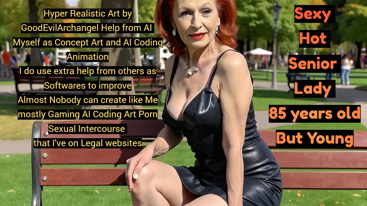 Animation Hot Sexy Senior Lady 85 years old still Young [Not a Real Person] by GoodEvilArchangel