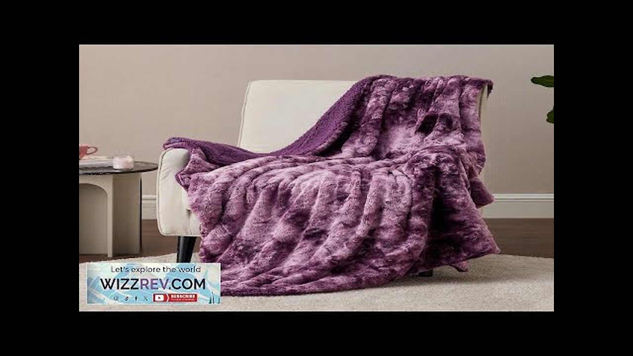 Bedsure Fuzzy Blanket Twin Size Purple Soft and Comfy Sherpa Plush Review