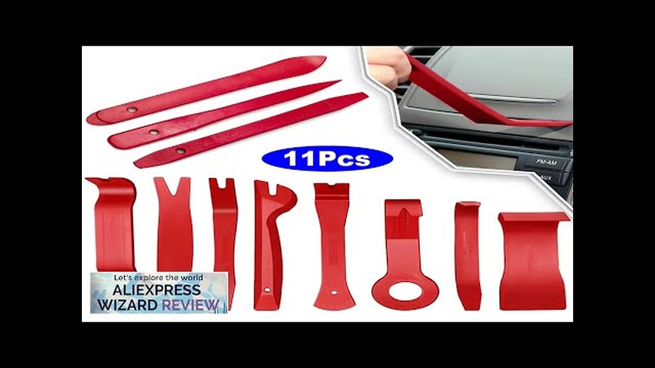 Car Door Clip Panel Trim Removal Tools Kit Auto Interior Hand Disassembly Review