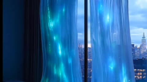 Luminescent curtains