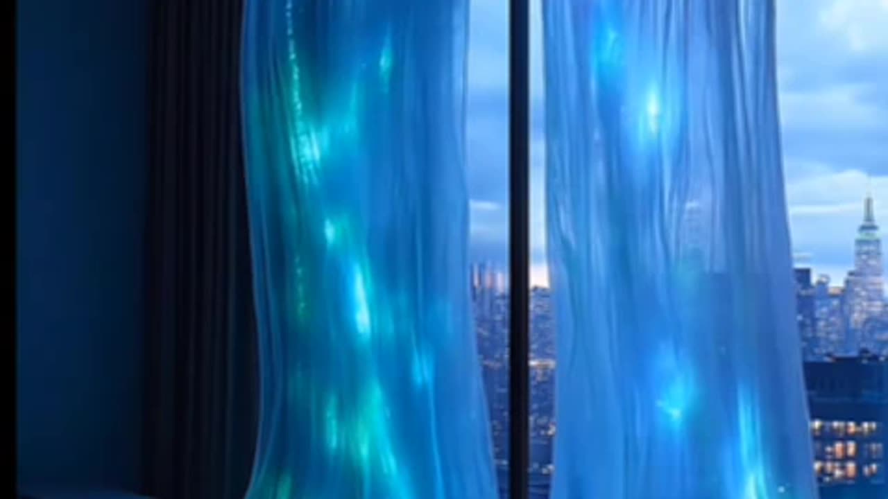 Luminescent curtains