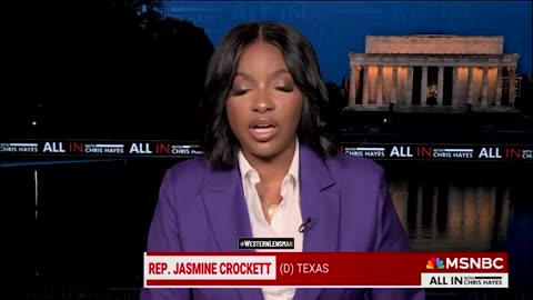 Jasmine Crockett: You can't really call yourself an American or patriotic if you agree...