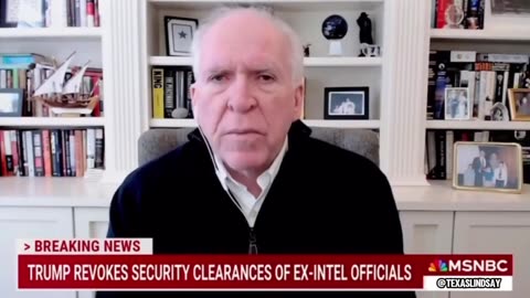 Deep Stater John Brennan Upset About Losing His Security Clearance