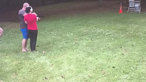 Sister in law's target practice
