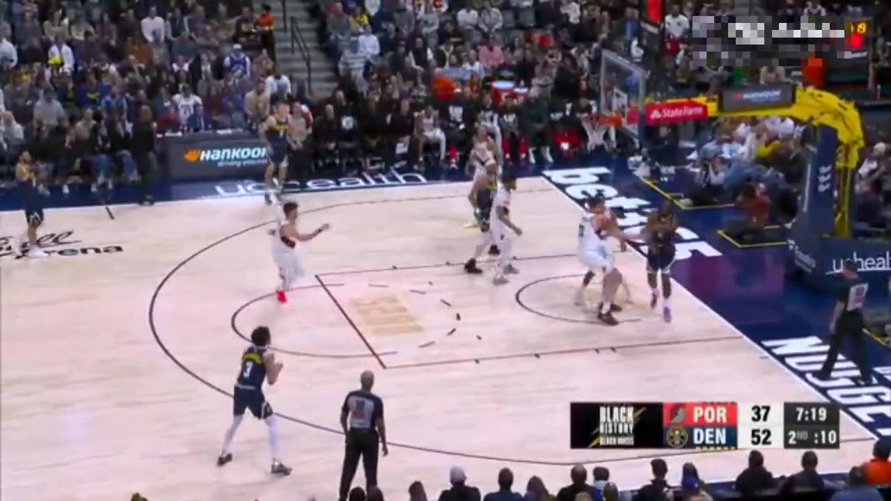 The Nuggets defeated the Trail Blazers, 132-121 tonight in Denver.