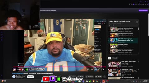 McMustyy makes Scottcheetos cry for being a dumb clout chasers. 11/15/25