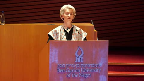 Dr. Ursula Von Der Leyen - Honorary Doctorate Recipient at Ben-Gurion University