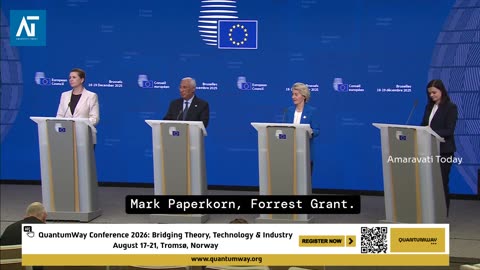 EU Summit Dec 2025: Ukraine Aid, Enlargement & MFF Talks | Press Highlights | Amaravati Today