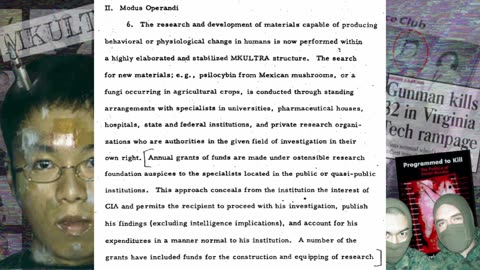 Part II Virginia Tech the Architecture of Control MKULTRA