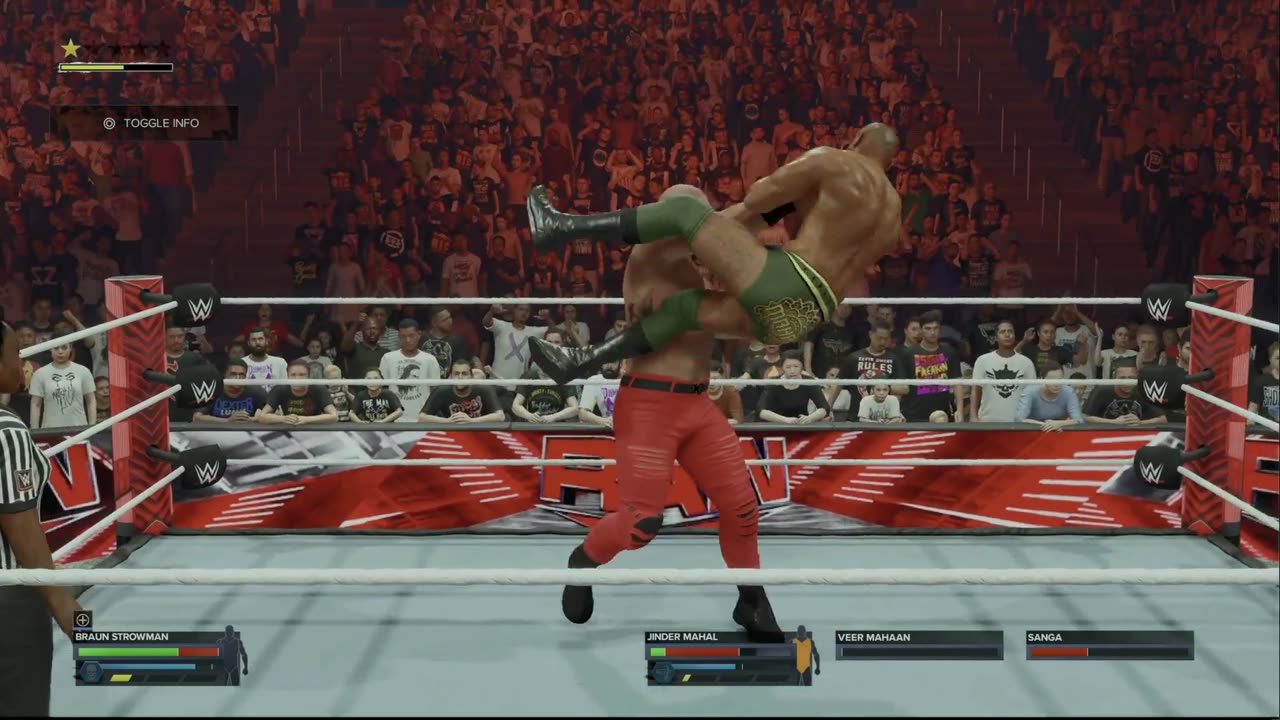 Braun Strowman VS Jinder Mahal S 1 E 199