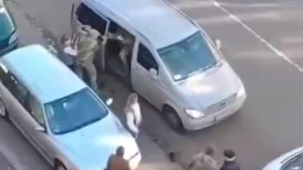 TCC employees pulled a man from his car and forced him into a van.