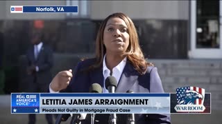 🚨BREAKING: LETITIA JAMES SPEAKS OUTSIDE OF HER ARRAIGNMENT